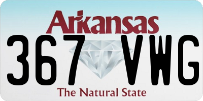 AR license plate 367VWG
