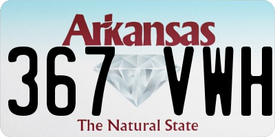 AR license plate 367VWH