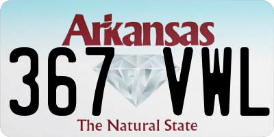 AR license plate 367VWL