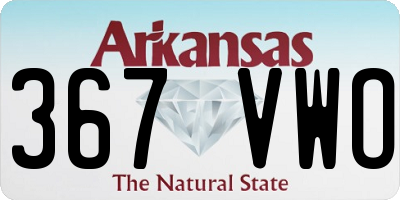 AR license plate 367VWO