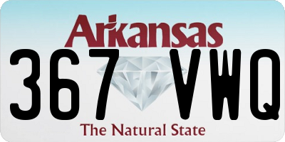 AR license plate 367VWQ