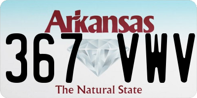 AR license plate 367VWV