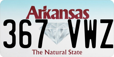 AR license plate 367VWZ