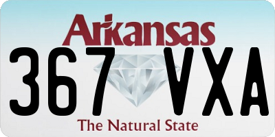 AR license plate 367VXA