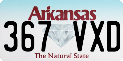 AR license plate 367VXD