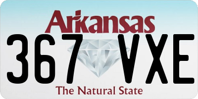 AR license plate 367VXE