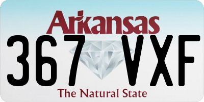 AR license plate 367VXF