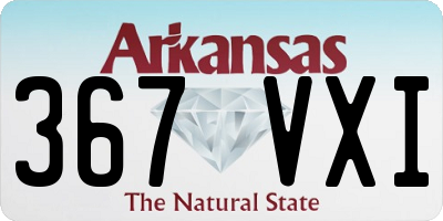 AR license plate 367VXI
