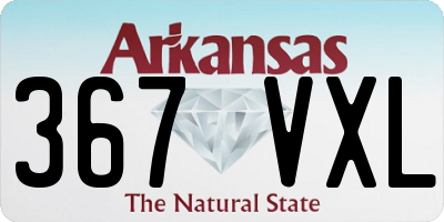 AR license plate 367VXL