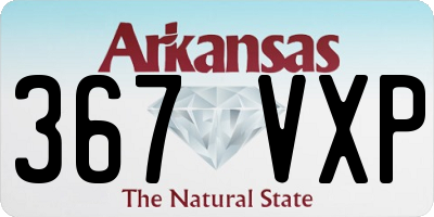 AR license plate 367VXP