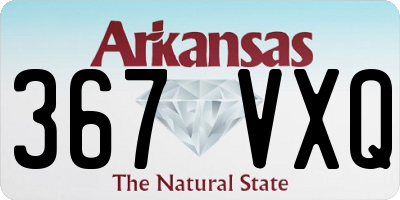 AR license plate 367VXQ