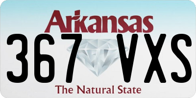 AR license plate 367VXS