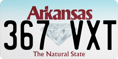 AR license plate 367VXT