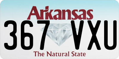 AR license plate 367VXU