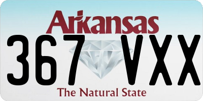 AR license plate 367VXX