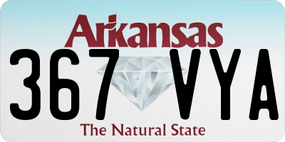 AR license plate 367VYA