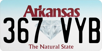 AR license plate 367VYB