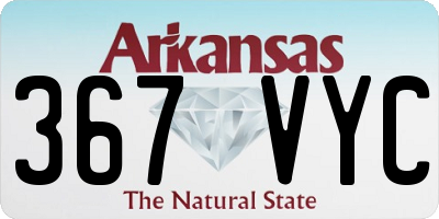 AR license plate 367VYC