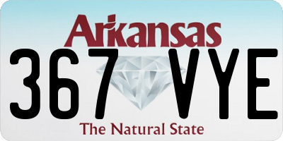 AR license plate 367VYE