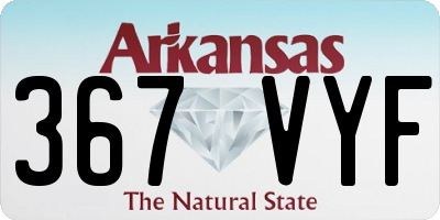 AR license plate 367VYF