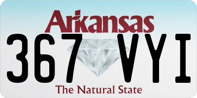 AR license plate 367VYI