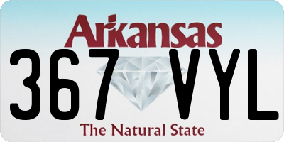 AR license plate 367VYL