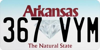 AR license plate 367VYM