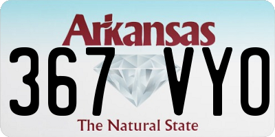 AR license plate 367VYO
