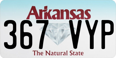AR license plate 367VYP
