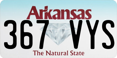 AR license plate 367VYS