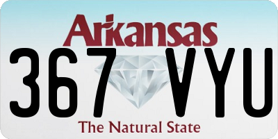 AR license plate 367VYU