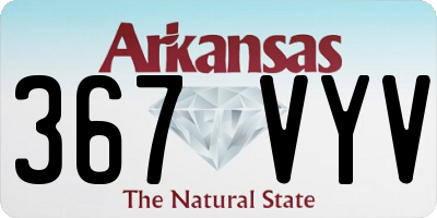 AR license plate 367VYV