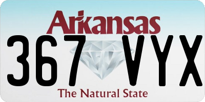AR license plate 367VYX