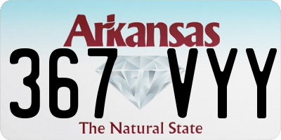 AR license plate 367VYY