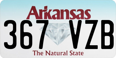 AR license plate 367VZB
