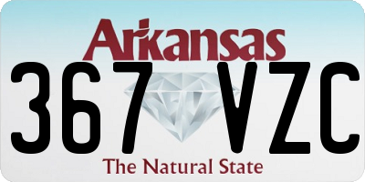 AR license plate 367VZC