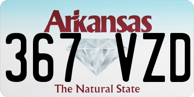 AR license plate 367VZD