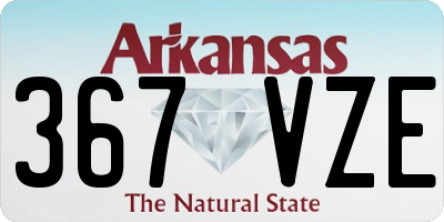 AR license plate 367VZE