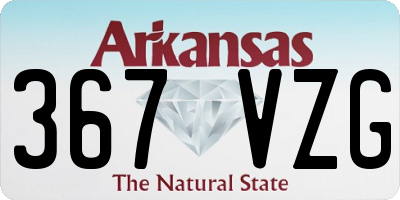 AR license plate 367VZG
