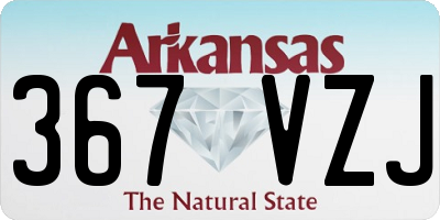 AR license plate 367VZJ