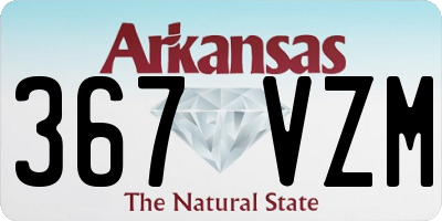 AR license plate 367VZM