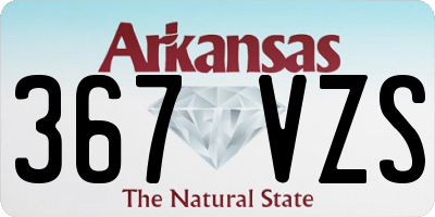 AR license plate 367VZS