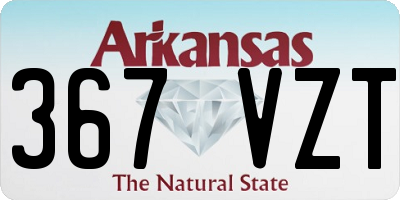 AR license plate 367VZT