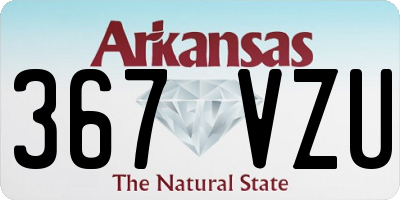 AR license plate 367VZU