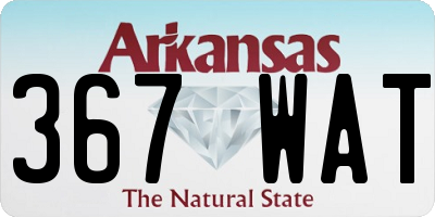AR license plate 367WAT