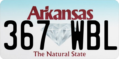 AR license plate 367WBL