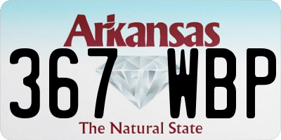 AR license plate 367WBP