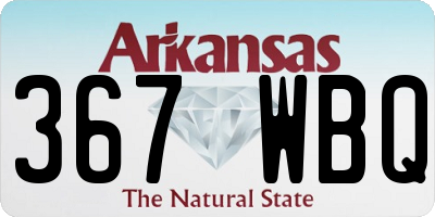 AR license plate 367WBQ