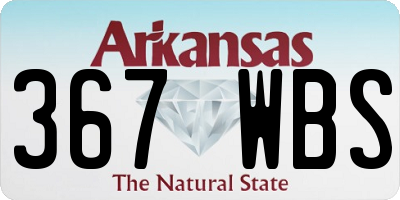 AR license plate 367WBS