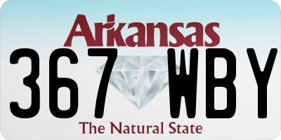 AR license plate 367WBY